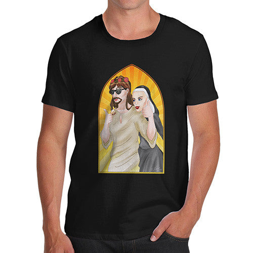 Men's Jesus and the Nun T-Shirt