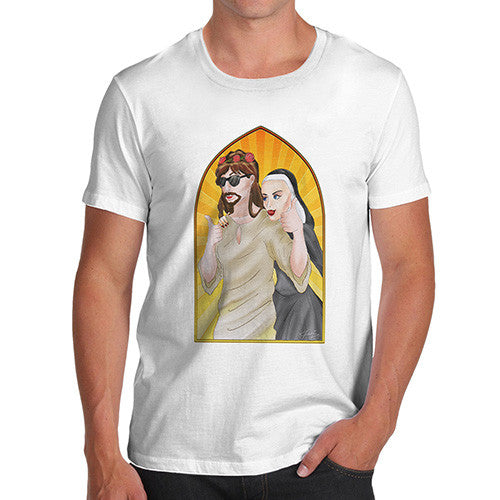 Men's Jesus and the Nun T-Shirt