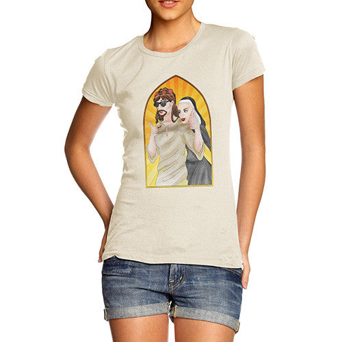 Women's Jesus and the Nun T-Shirt