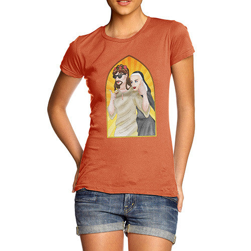 Women's Jesus and the Nun T-Shirt