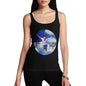 Women's Flying With Pigs And Penguins Tank Top