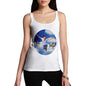 Women's Flying With Pigs And Penguins Tank Top