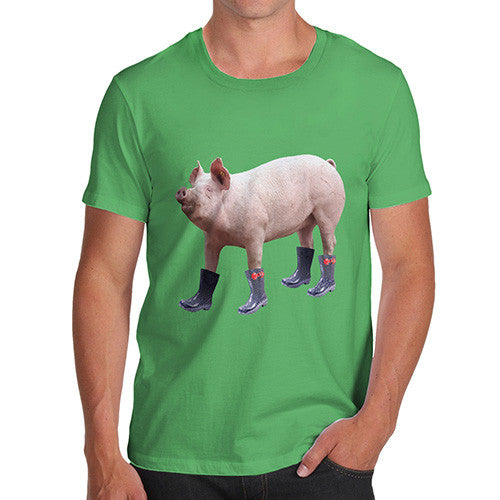 Men's Pig In Boots T-Shirt