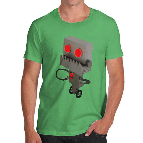 Men's Bleeding Robot Heart T-Shirt