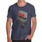 Men's Bleeding Robot Heart T-Shirt