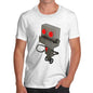 Men's Bleeding Robot Heart T-Shirt