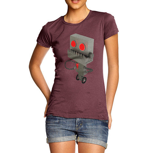 Women's Bleeding Robot Heart T-Shirt