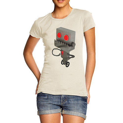 Women's Bleeding Robot Heart T-Shirt