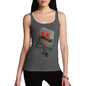 Women's Bleeding Robot Heart Tank Top