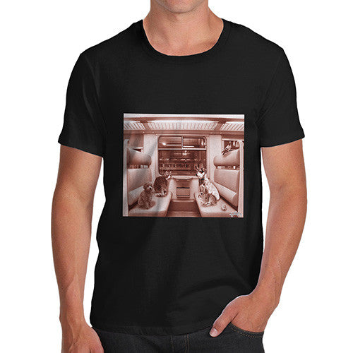 Men's Animals On A Train T-Shirt