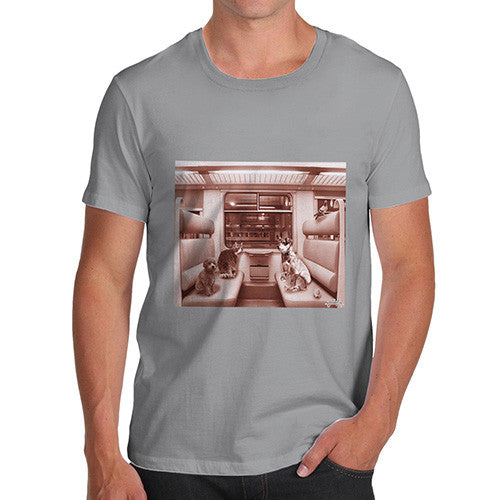 Men's Animals On A Train T-Shirt