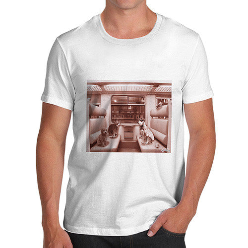 Men's Animals On A Train T-Shirt