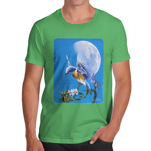 Men's Bird Fly at Moonlight T-Shirt