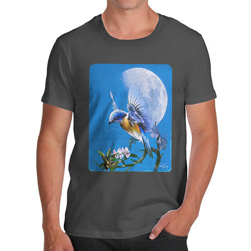 Men's Bird Fly at Moonlight T-Shirt