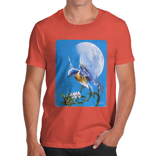 Men's Bird Fly at Moonlight T-Shirt