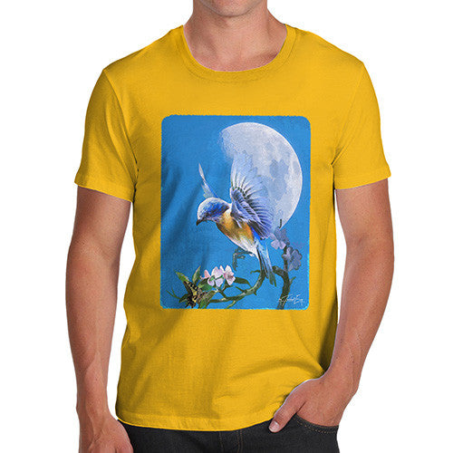 Men's Bird Fly at Moonlight T-Shirt