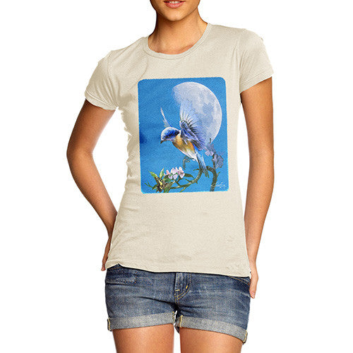 Women's Bird Fly at Moonlight T-Shirt