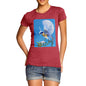 Women's Bird Fly at Moonlight T-Shirt