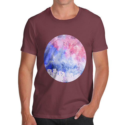 Men's Rainbow Moonlit City T-Shirt