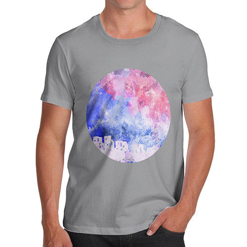 Men's Rainbow Moonlit City T-Shirt