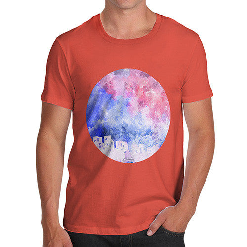 Men's Rainbow Moonlit City T-Shirt