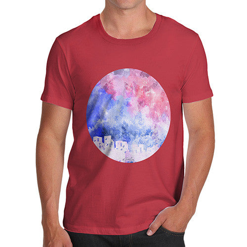 Men's Rainbow Moonlit City T-Shirt