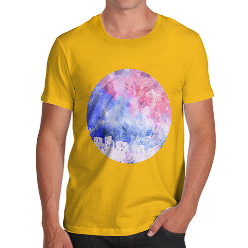 Men's Rainbow Moonlit City T-Shirt