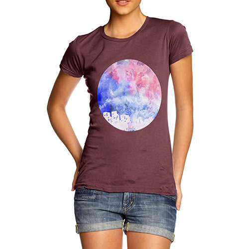 Women's Rainbow Moonlit City T-Shirt