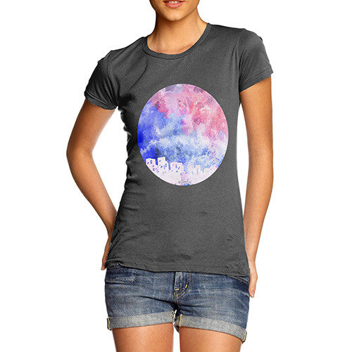 Women's Rainbow Moonlit City T-Shirt