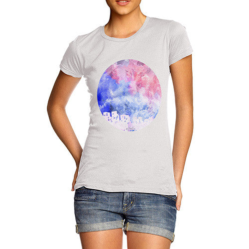 Women's Rainbow Moonlit City T-Shirt