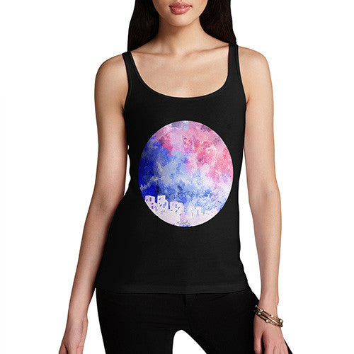 Women's Rainbow Moonlit City Tank Top