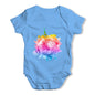 Watercolour Earth Baby Grow Bodysuit