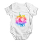 Watercolour Earth Baby Grow Bodysuit