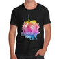 Men's Rainbow Watercoloured World T-Shirt