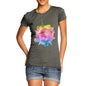 Women's Rainbow Watercoloured World T-Shirt