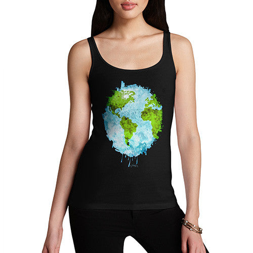 Women's Melting Earth Tank Top