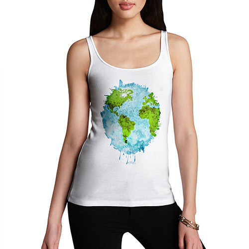 Women's Melting Earth Tank Top