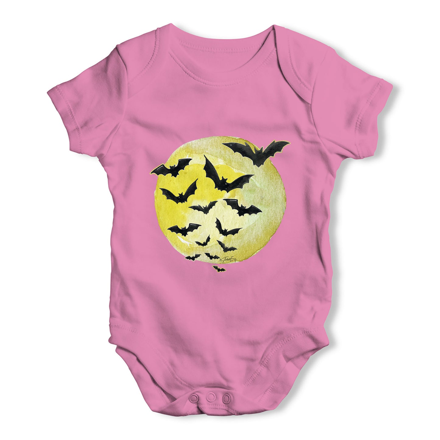 Night Of The Bats Baby Grow Bodysuit