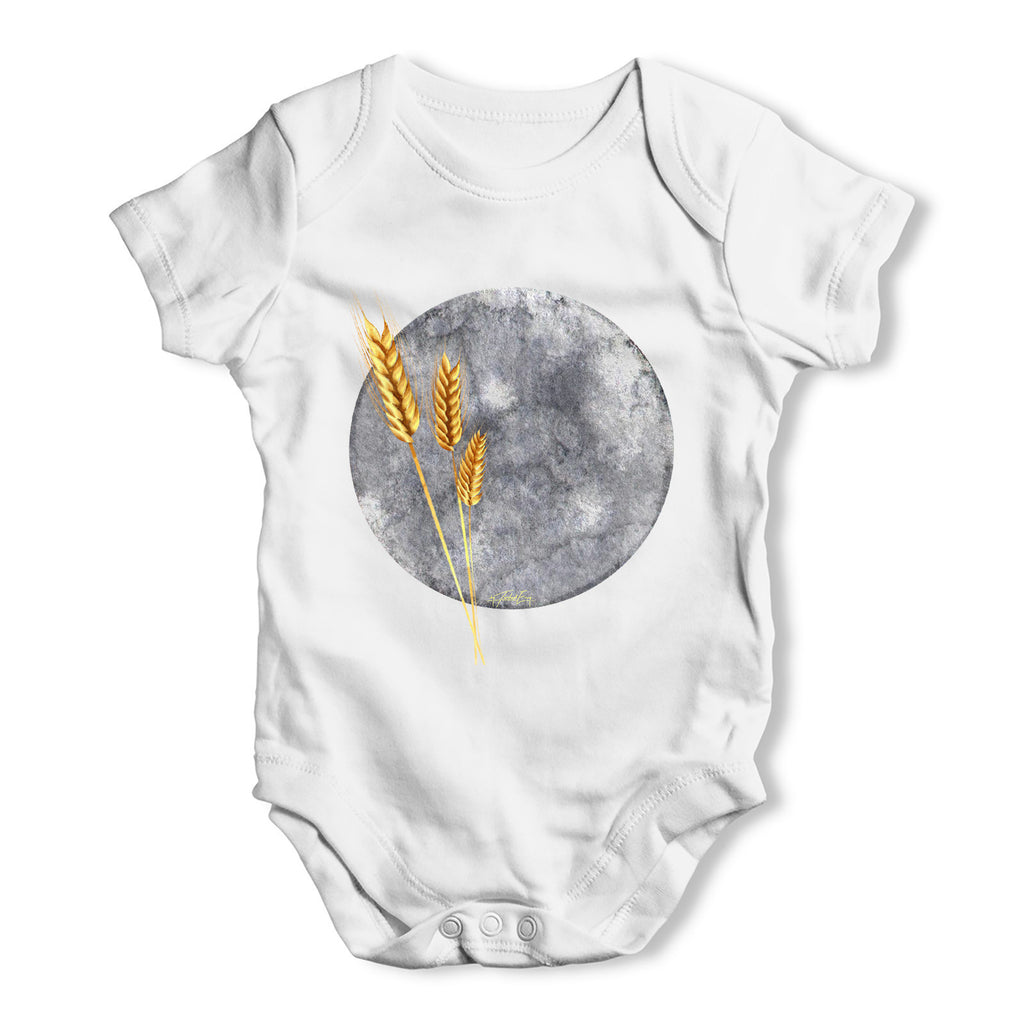 Grey Moon Baby Grow Bodysuit
