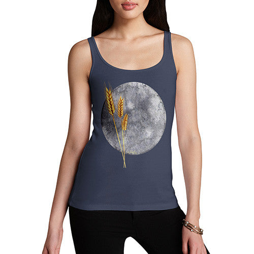 Women's Grey Moon Tank Top