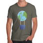 Men's Earthballoon Hot Air Balloon T-Shirt