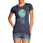 Women's Earthballoon Hot Air Balloon T-Shirt