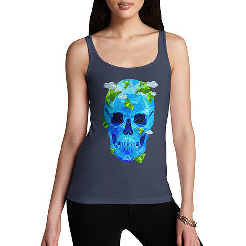 Women's Diamond Skull Tank Top