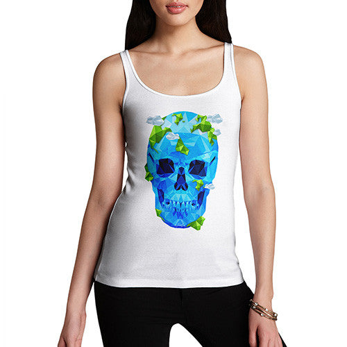 Women's Diamond Skull Tank Top