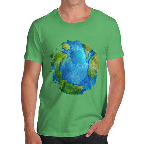 Men's Global Warming Melting Earth T-Shirt