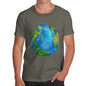 Men's Global Warming Melting Earth T-Shirt