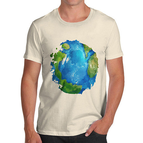 Men's Global Warming Melting Earth T-Shirt