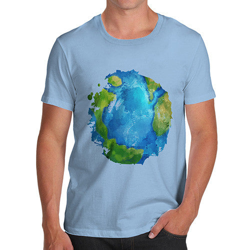 Men's Global Warming Melting Earth T-Shirt