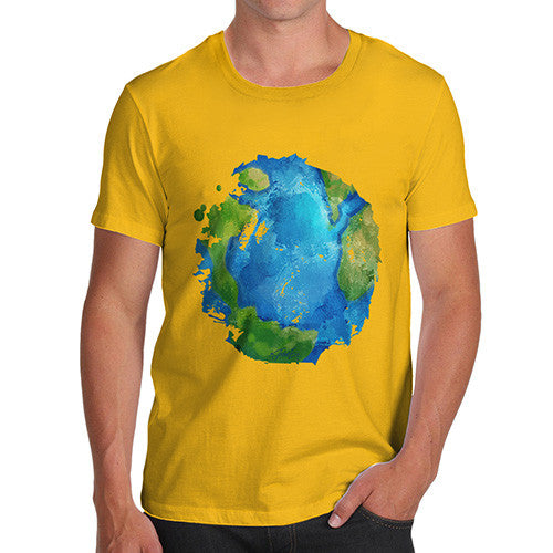 Men's Global Warming Melting Earth T-Shirt