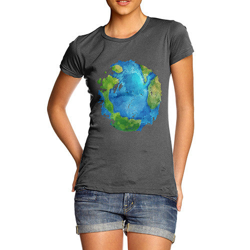 Women's Global Warming Melting Earth T-Shirt